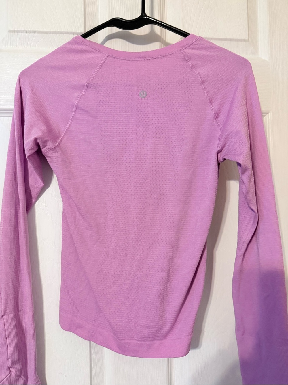 lululemon athletica Lavender Long-Sleeve Crewneck swiftly  Top - Picture 4 of 4